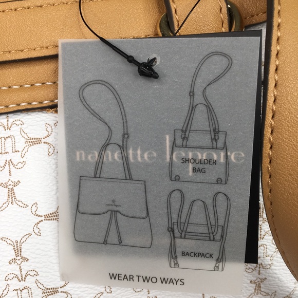 NANETTE LEPORE CONVERTIBLE MINI BACKPACK/BAG - Picture 10 of 10